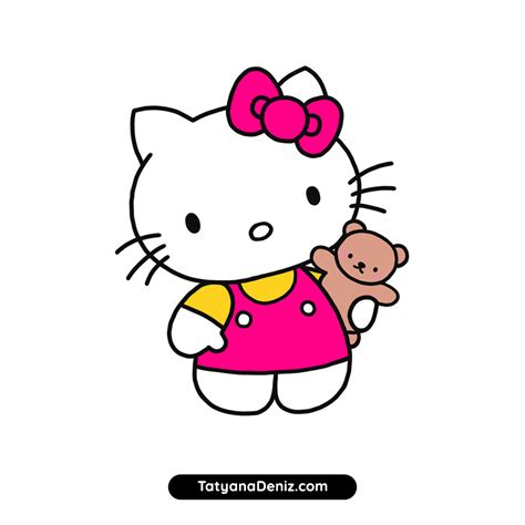 hello kitty easy drawing